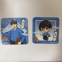 銀魂 スイーツパラダイス スイパラ 志村新八 コースター 2種セットのサムネイル