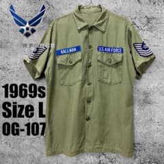 69s U.S. AIR FORCE 実物 OG-107 シャツ L ベトナム 69s U.S. AIR FORCE 実物 OG-107 シャツ L ベトナム - メルカリ