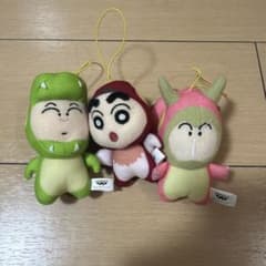 クレヨンしんちゃん ぬいぐるみ マスコット 3点セットのサムネイル