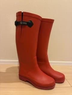 AIGLE レインブーツ レッド 35のサムネイル