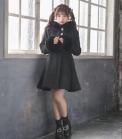 ROJITA バックリボンフーディーコート ブラック - メルカリ