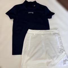 Excellent condition PING women's golf wear set (top and bottom), size S.