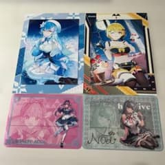 ホロライブ 湊あくあ 白銀ノエル クリアシート ポスター 4点 まとめ売りのサムネイル