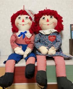 454♡ラガディ　アン＆アンディ　120㎝特大　ペアドール 454♡ラガディ アン＆アンディ 120㎝特大 ペアドール - メルカリ