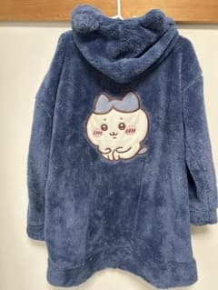 （Lサイズ）GU×ちいかわ マシュマロフィールラウンジパーカ　ハチワレのサムネイル