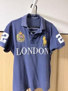 はるお【希少美品✨】 ラルフローレン ロンドン 半袖ポロシャツ 紺 y2k 希少美品✨】 ラルフローレン ロンドン 半袖ポロシャツ 紺 y2k - メルカリ
