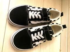 VANS キッズ スニーカー チェッカーフラッグ柄のサムネイル
