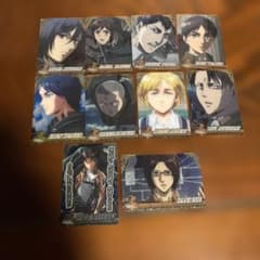 Attack Titan Character cards (set of 10)