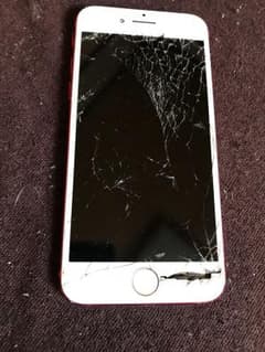 iPhone 7 Red 256 GB auジャンクのサムネイル