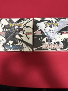 新品未開封】シュリンク付きbox ブラックボルト ホワイトフレア - メルカリ