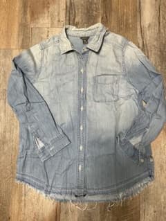 Eddie Bauer ライトウォッシュ デニムシャツ 長袖 PMのサムネイル