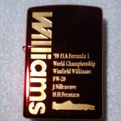 希少　F1　ウィリアムズ　Zippoライターのサムネイル