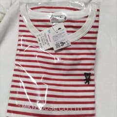 ミキハウスダブルＢ長袖ボーダーTシャツのサムネイル
