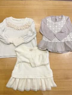 値下げ　プティマイン　チュールトップス　セットのサムネイル