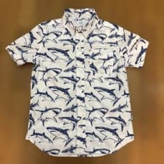 GAP KIDS サメ柄 半袖シャツ S(120cm)のサムネイル