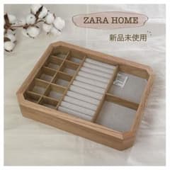 ラスト2点 ꕤ ZARAHOME ウッドジュエリーボックス アクセサリーケース