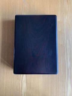 レトロ 漆塗り 筆箱 文箱 文書箱 硯箱 黒檀 黒塗り - メルカリ
