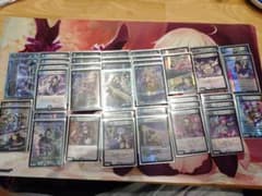 青黒デスパペットデッキ 二重スリーブ - メルカリ