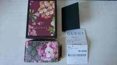 GUCCI GGブルームス 花柄 キャンバス カードケースのサムネイル