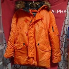 ドラドラ様専用❗珍しい オレンジカラー ALPHA N3-B Mのサムネイル