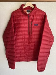 patagonia パタゴニア ダウン セーター プルオーバー レッド オレンジ