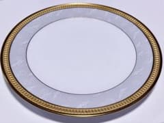 大倉陶園 鶴聲 デザート皿20cm 1枚 大倉陶園 クラウンエンボス 鶴聲 プレート皿 中皿 20cm - メルカリ
