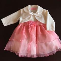 ルンノエ様専用  キッズドレス ９０㎝ ボレロ&ドレスのサムネイル
