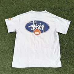 798 Old Stussy Crown Logo USA Tee White - メルカリ