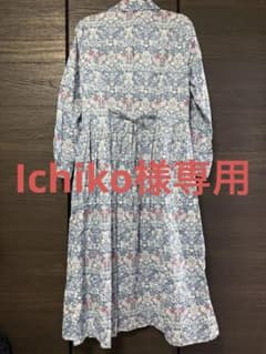 ミナトノテンランカイ　フラワープリント ロングドレス Mサイズのサムネイル