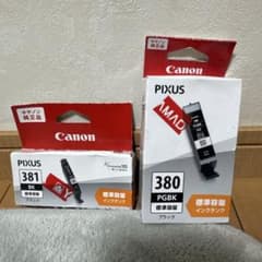 Canon 純正インク 381 380 ブラック - メルカリ