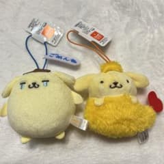 ポムポムプリン　甘かわデザイン　マスコット　ぬいぐるみ　ホルダー　涙　ごめんね ポムポムプリン 甘かわデザイン マスコット ぬいぐるみ ホルダー 涙