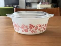 オールドパイレックス グースベリー キャセロール 蓋付き 472 1.5PT