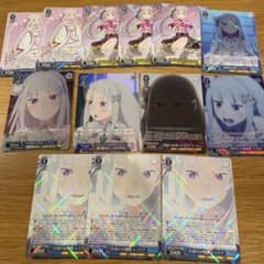 ヴァイスシュヴァルツ Re:ゼロ エミリア カードセット リゼロ - メルカリ
