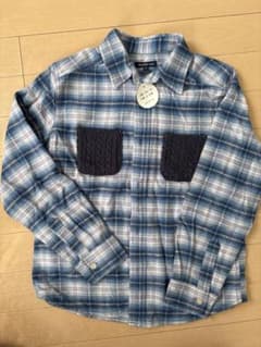 BEAMS mini ネルシャツ 140 未使用のサムネイル