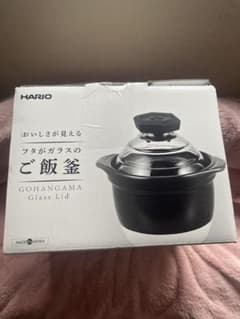 HARIO フタがガラスのご飯釜 GOHANGAMA 1〜2合 - メルカリ