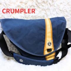 美品　クランプラー CRUMPLER メッセンジャーバッグ ブルー ✨美品✨ クランプラー CRUMPLER メッセンジャーバッグ ネイビー