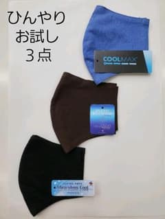 ひんやりインナーマスクお試し３点セットのサムネイル