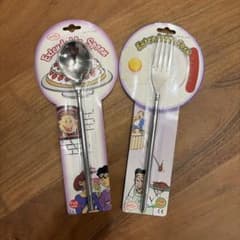 伸びーる！伸縮式スプーン＆フォーク セット 2種 - メルカリ