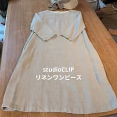 studio CLIP ✿ ベージュ ✿ ひざ丈ワンピースのサムネイル