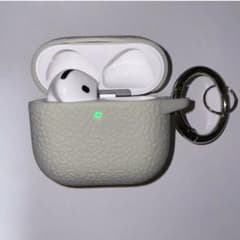 AirPods 4 専用ケース シボ加工 グレーのサムネイル