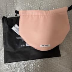 PRADA beauty 巾着 ポーチ ピンク - メルカリ