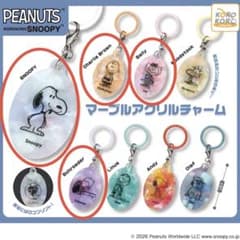 PEANUTS KOROKORO SNOOPY マーブルアクリルチャームのサムネイル