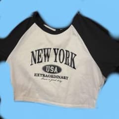 SHEIN NEW YORK ラグランTシャツ XLのサムネイル