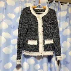 バイカラーニットセットアップのサムネイル