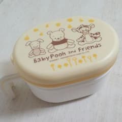 美品！プーさん 離乳食キット♡(おろし、裏ごし、すり潰し、混ぜる)のサムネイル