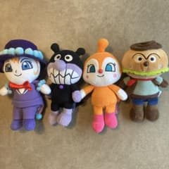 【もっかく様専用】アンパンマン プリちぃビーンズ ぬいぐるみ 4体セットのサムネイル