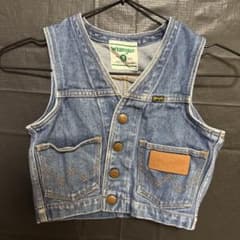 Wrangler デニムベスト 120cm 7〜8歳のサムネイル