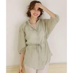 INGNI シアードロストチュニックシャツ(グリーン)のサムネイル