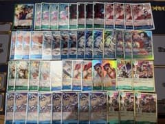 ワンピースカードゲーム 緑青ルフィ デッキ - メルカリ