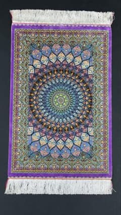 最高級 ペルシャ絨毯シルク イラン クム産 約115万ノット58×88cm